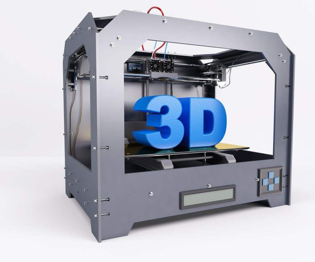 3D Render of 3 Dimensional Printer